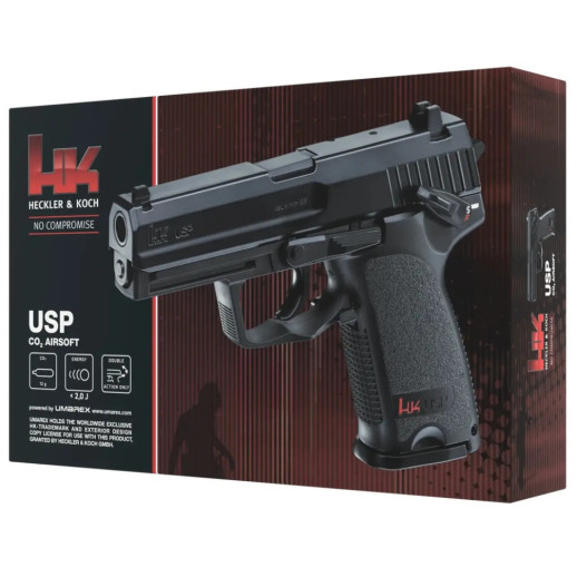 Пневматический страйкбольный пистолет Umarex Heckler & Koch USP кал. 6мм.