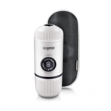 Портативная эспрессо-кофеварка Wacaco Nanopresso белая с чехлом