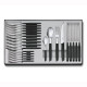 Набор посуды Victorinox Swiss Modern из 24 предметов Swiss Modern, Table Set Steak Knife, 24 Pieces, черный