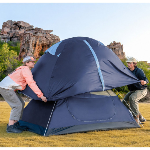 Палатка трехместная Naturehike Bleik Series Tent CNK2550WS038, голубой
