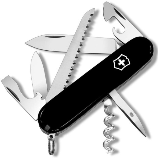 Нож Victorinox Camper 91мм/13функ/черный