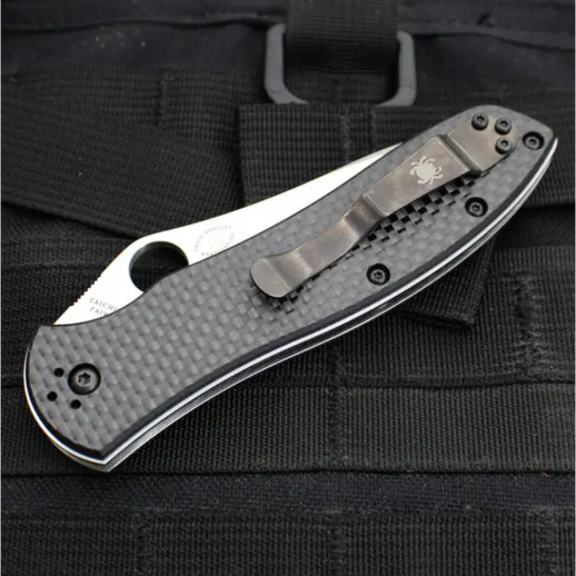 Нож Spyderco Bradley Folder 2, CPM M4, Carbon Fiber