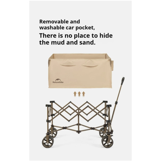 Складная тележка Naturehike CNK2450JJ017, серая