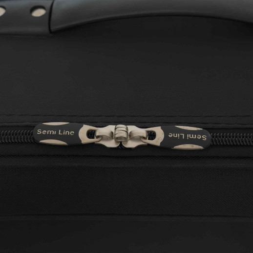 Чемодан Semi Line 20" (S) Black (T5656-1)