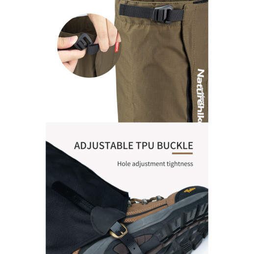 Защитные водонепроницаемые бахилы Naturehike NH20HJ011, коричневые