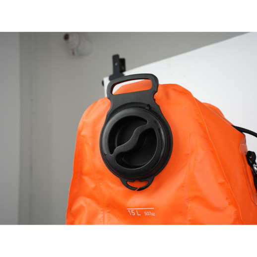 Контейнер для воды с насосом и душевой лейкой Flextail Tiny Shower Bag, 20л, оранжевый