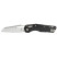 Нож Microtech MSI S/E Stonewash Fluted G-10 Black, серрейтор black