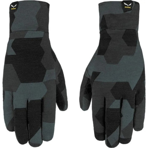 Перчатки Salewa CRISTALLO LINER GLOVES 28214 0923 - S - черный/серый