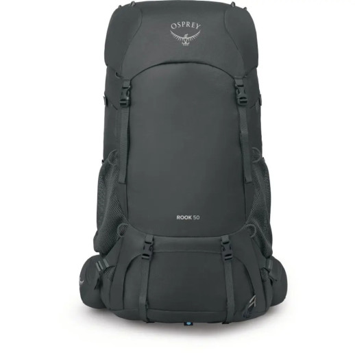 Рюкзак Osprey Rook 50 dark charcoal/silver lining - O/S - черный