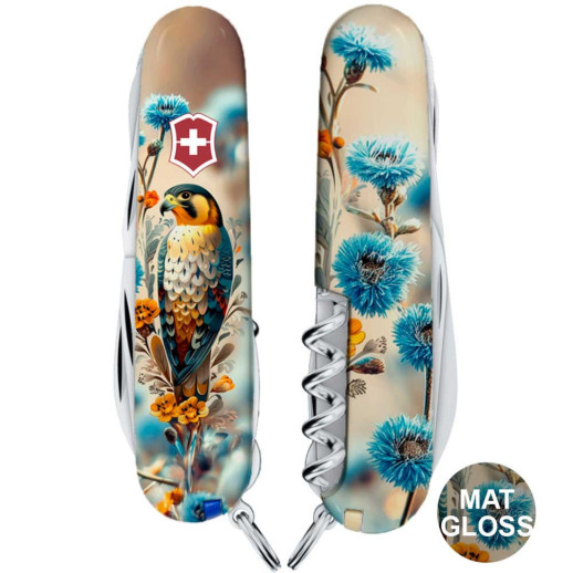 Складной нож Victorinox HUNTSMAN UKRAINE Благородный Сокол