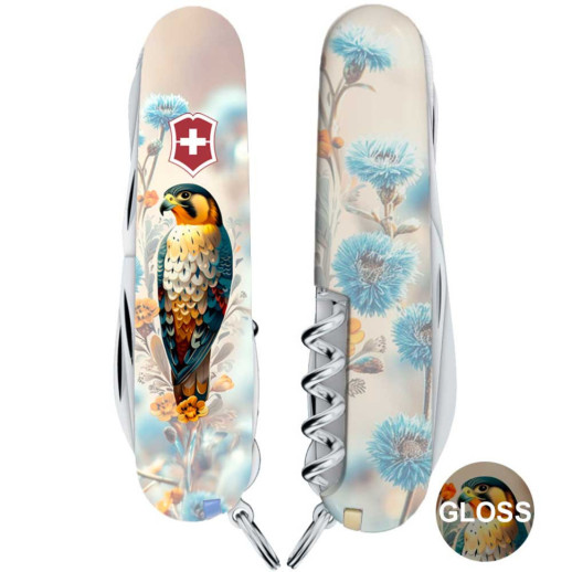 Складной нож Victorinox HUNTSMAN UKRAINE Благородный Сокол