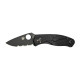 Нож Spyderco Persistence FRN Black Blade, полусеррейтор