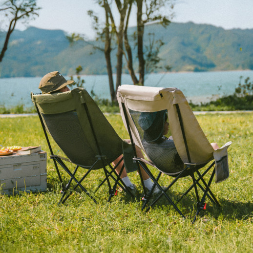 Стул складной Naturehike Sea Star 002 CNK2550JJ019, углеродистая сталь, олива