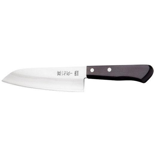 Нож кухонный Kanetsugu Miyabi Issin Santoku Gold VG2 170mm (3003)