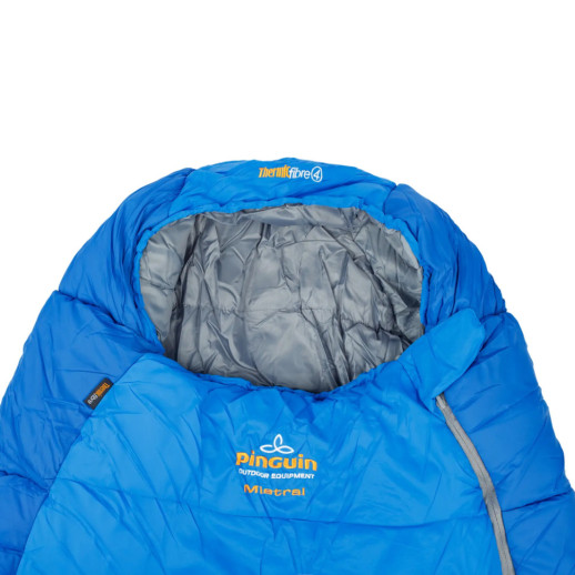 Спальный мешок Pinguin Mistral PFM (3/-3°C), 195 см - Right Zip, Blue
