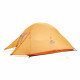 Палатка Naturehike Сloud Up 2 Updated NH17T001-T, 210T сверхлегкая двухместная с футпринтом, оранжевый