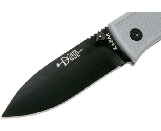 Нож Ka-Bar Dozier D2  Folding Hunter -серый, длина клинка 7,62 см.