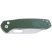 Нож CJRB Pyrite Wharncliffe Micarta, AR-RPM9 Steel green