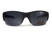 Очки поляризационные BluWater Daytona-2 Polarized (gray), серые в черно-синей оправе