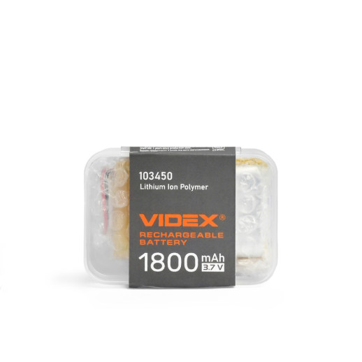 Аккумулятор VIDEX Li-pol VLF-B103450-18 1800mAh 1шт