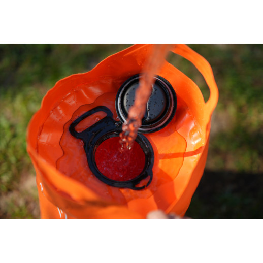 Контейнер для воды с насосом и душевой лейкой Flextail Tiny Shower Bucket, 20л, оранжевый