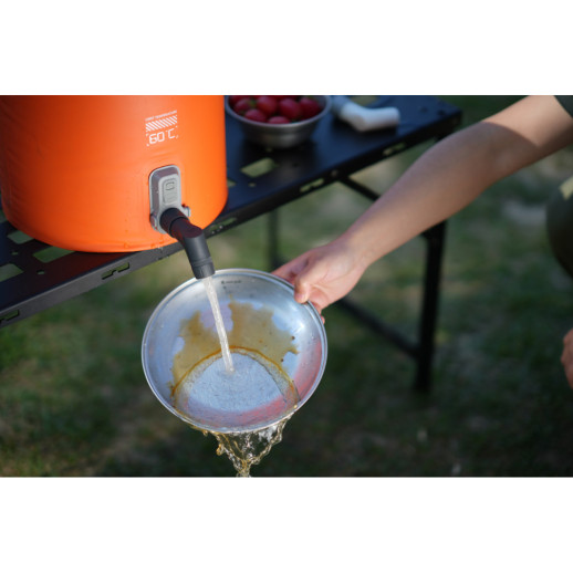 Контейнер для воды с насосом и душевой лейкой Flextail Tiny Shower Bucket, 20л, оранжевый