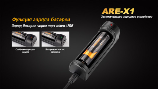 Зарядное устройство Fenix ARE-X1 (вскрытый блистер)
