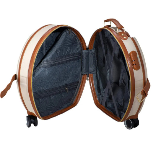 Чемодан Semi Line 20" (S) Ecru/Brown (T5670-2)