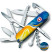 Складной нож Victorinox HUNTSMAN UKRAINE Желто-синие краски