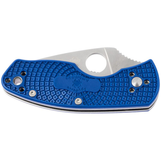 Нож Spyderco Ambitious Lightweight S35VN blue (C148PBL)