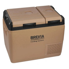 Портативный холодильник BREVIA 39L, двухкамерный (23400)