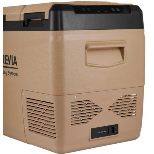 Портативный холодильник BREVIA 39L, двухкамерный (23400)