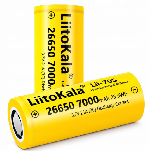 Аккумулятор литий-ионный LiitoKala Lii-70S 26650 на 7000мАч