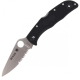 Нож Spyderco Endela Thin Red Line, полусеррейтор