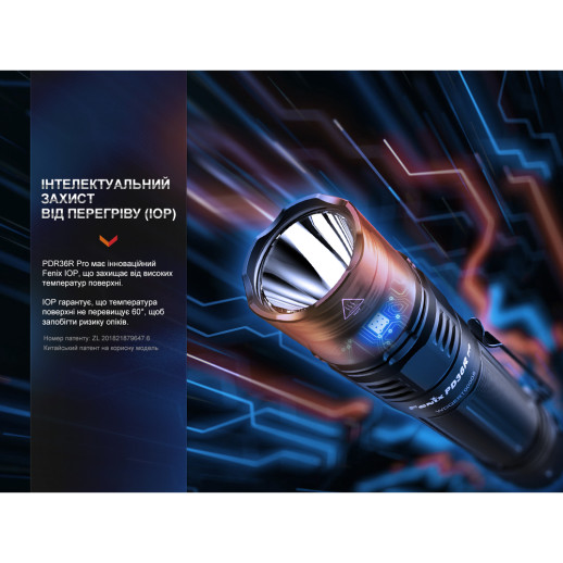 Фонарь ручной Fenix PD36R Pro