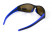 Очки поляризационные BluWater Daytona-3 Polarized (brown) коричневые в черно-синей оправе