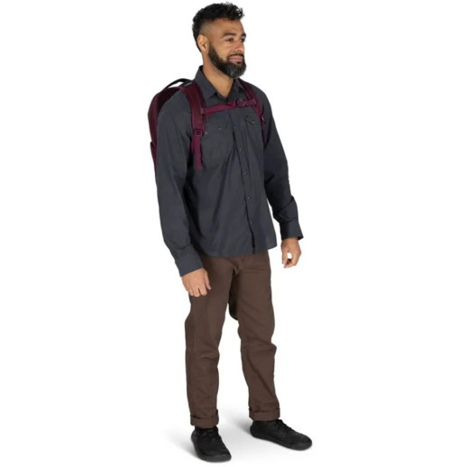 Рюкзак Osprey Ozone Laptop Backpack moody burgundy - O/S - темно-бордовый