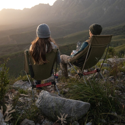 Стул складной ультралегкий Naturehike CNK2350JJ018 Stellaluna L02, алюминий, оливковый