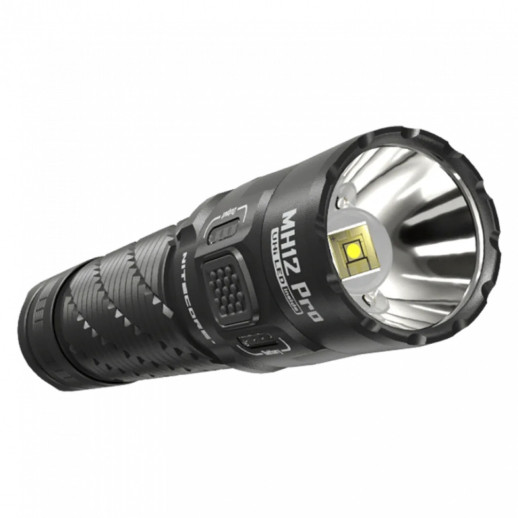 Фонарь Nitecore MH12 Pro (NiteLab UHi 40 LED, 3300 люмен, 8 режимов, 1х21700, USB Type-C), комплект