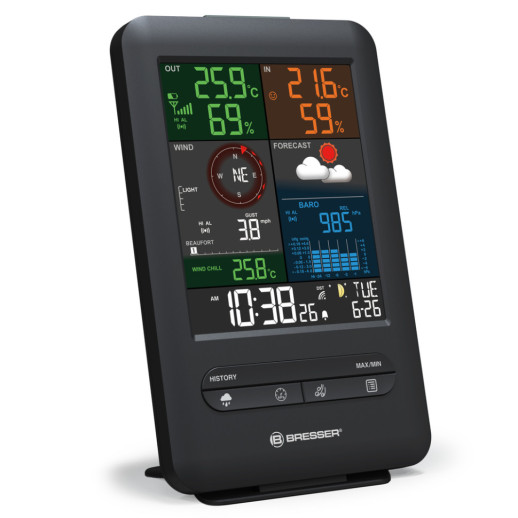 Метеостанция Bresser Weather Center 5-in-1 Beaufort (7002525/12904) (930212)