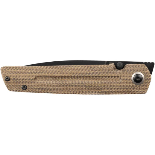 Нож Artisan Sirius Black Blade, S35VN Steel, Micarta od green