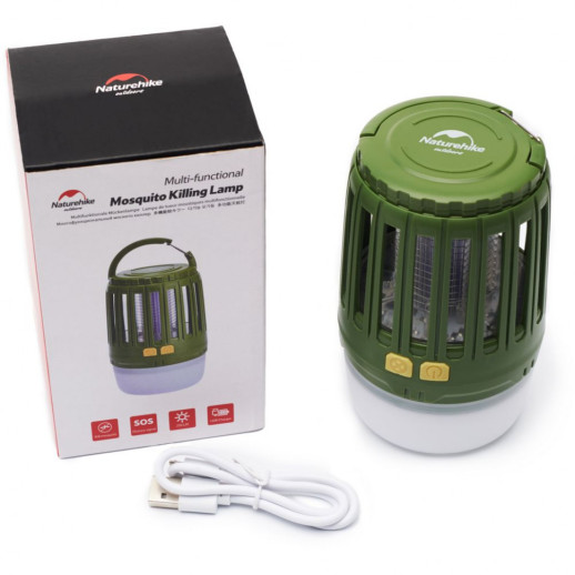 Фонарь кемпинговый с защитой от комаров Naturehike Repellent light NH20ZM003, аккумулятор 18650 (2200 mAh) (открытая упаковка)