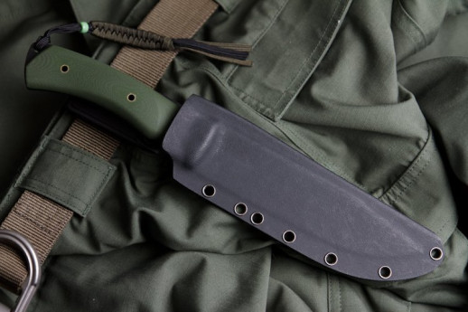 Нож Kizlyar Supreme Safari черный, сталь AUS8, рукоять G10