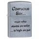 Зажигалка Zippo 207 Confucius Say Wife Ni 28460