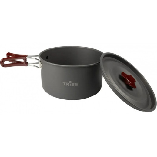 Котелок Tribe Pot 1,9 л Alu алюминиевый T-FH-0014-grey
