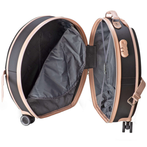 Чемодан Semi Line 20" (S) Black/Pink Cream (T5671-2)