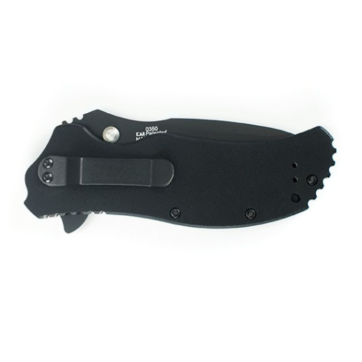 Нож Zero Tolerance folder g-10, черный клинок и рукоять, 0350