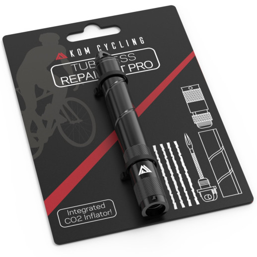 Комплект инструмента для ремонта бескамерных шин KOM Cycling PRO TRT02, черный