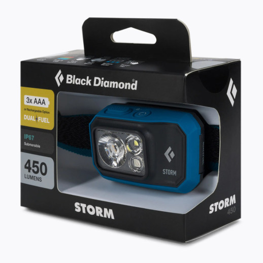 Фонарь налобный Black Diamond Storm 450 Azul