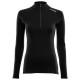 Термокофта женская Aclima WarmWool 200 Mock Neck Women Jet Black L
